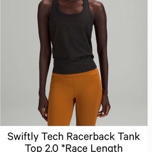Lululemon Swiftly Racerback Tank Top Size 2